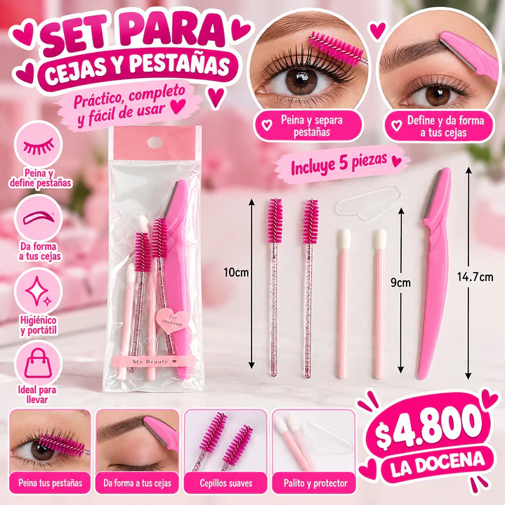 SET PARA CEJAS Y PESTAÑAS (DOCENA) 1