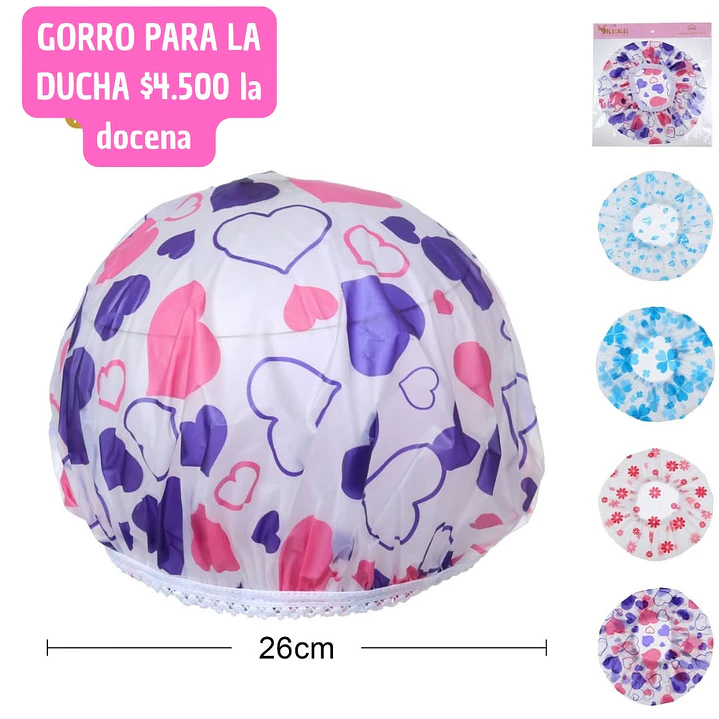 GORRO PARA LA DUCHA (DOCENA) 1