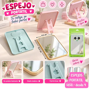 ESPEJO PORTATIL (4UNID)