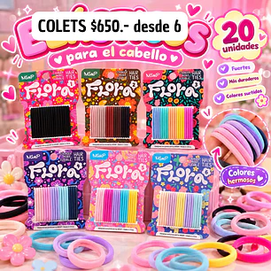 SET DE COLETS 20PCS MODELO 