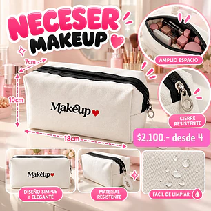 NECESER MAQUILLAJE (4UNID)