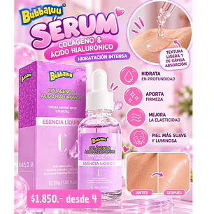 SERUM FACIAL COLAGENO BUBBALUU (4UNID)