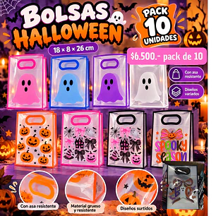 BOLSAS HALLOWEEN (10 UNID) 