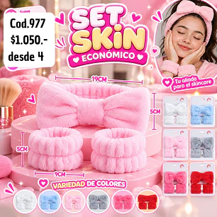 SET DE SKIN CARE ECONOMICO (4UNID) 