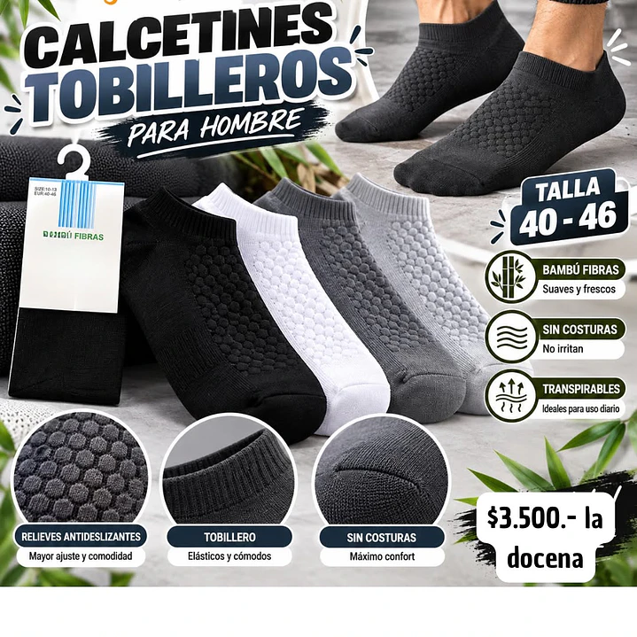 CALCETAS HOMBRE COD.213 (DOCENA) 1
