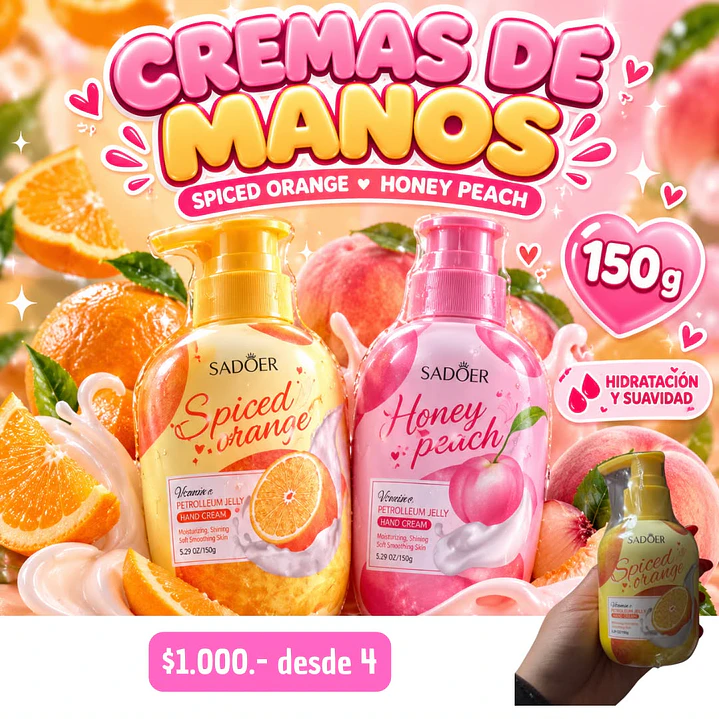 CREMA DE MANOS 150GRS (4UNID) 1