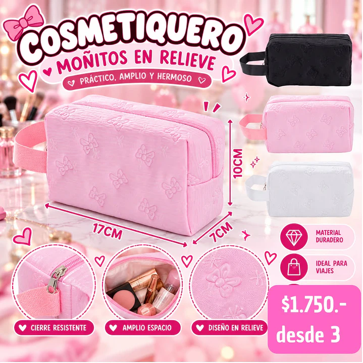 COSMETIQUERO MOÑITO (3UNID) 1