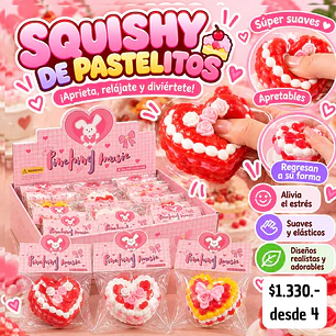 SQUISHY DE TORTA (4UNID)