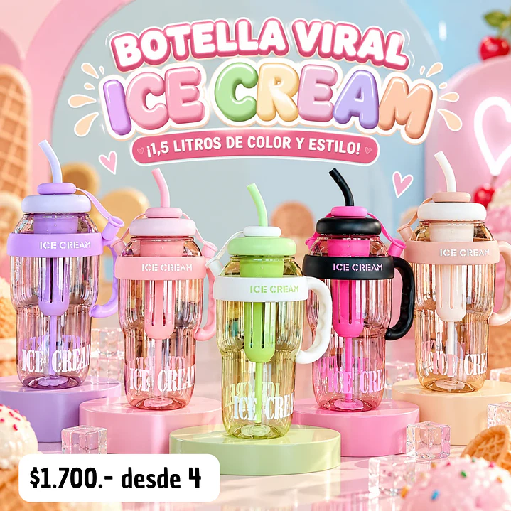 BOTELLA VIRAL ICE CREAM (4UNID) 1
