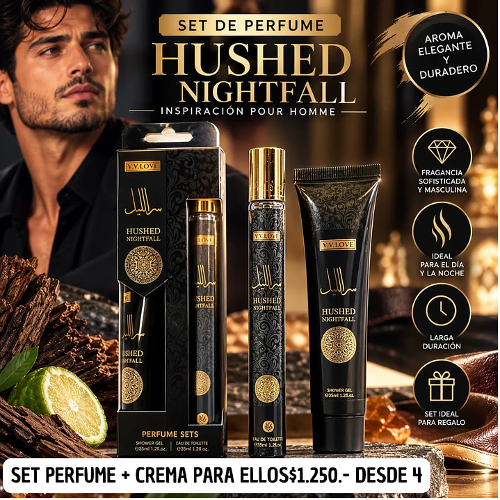 SET DE PERFUME + CREMA PARA ELLOS (4UNID) 1