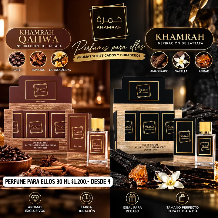 PERFUMES PARA ELLOS 30ML  (4UNID) 1