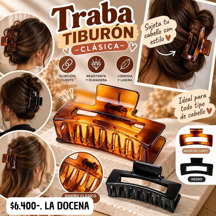 TRABA TIBURON CLASICA 729 (DOCENA) 1
