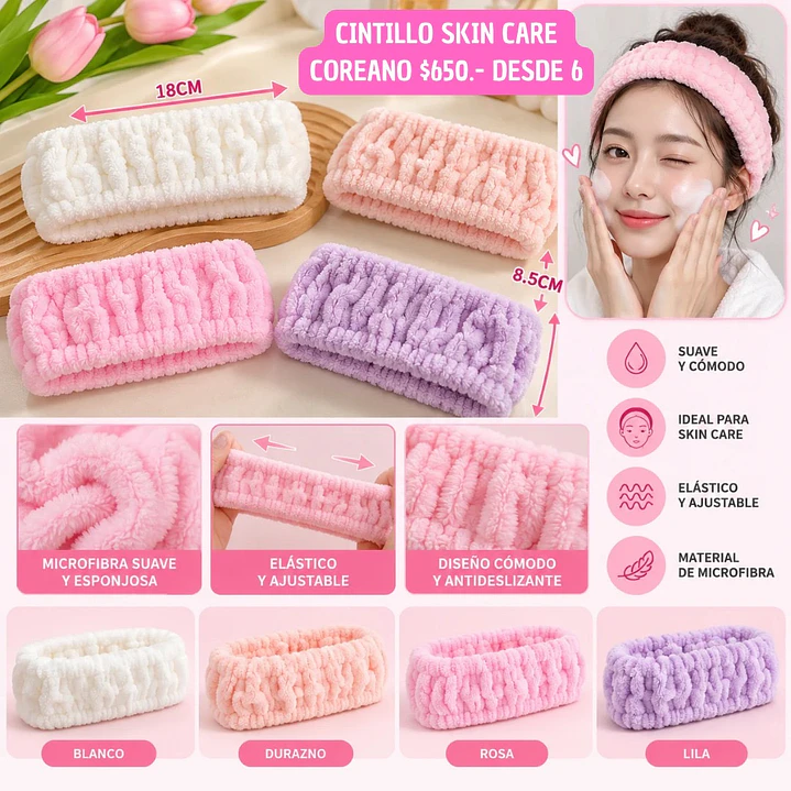 CINTILLO SKIN CARE COREANA (6unid) 1