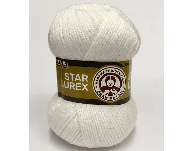 STAR LUREX 000Y blanco con lurex tornasol
