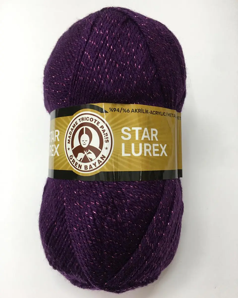 STAR LUREX 060M morado oscuro con lurex morado 1