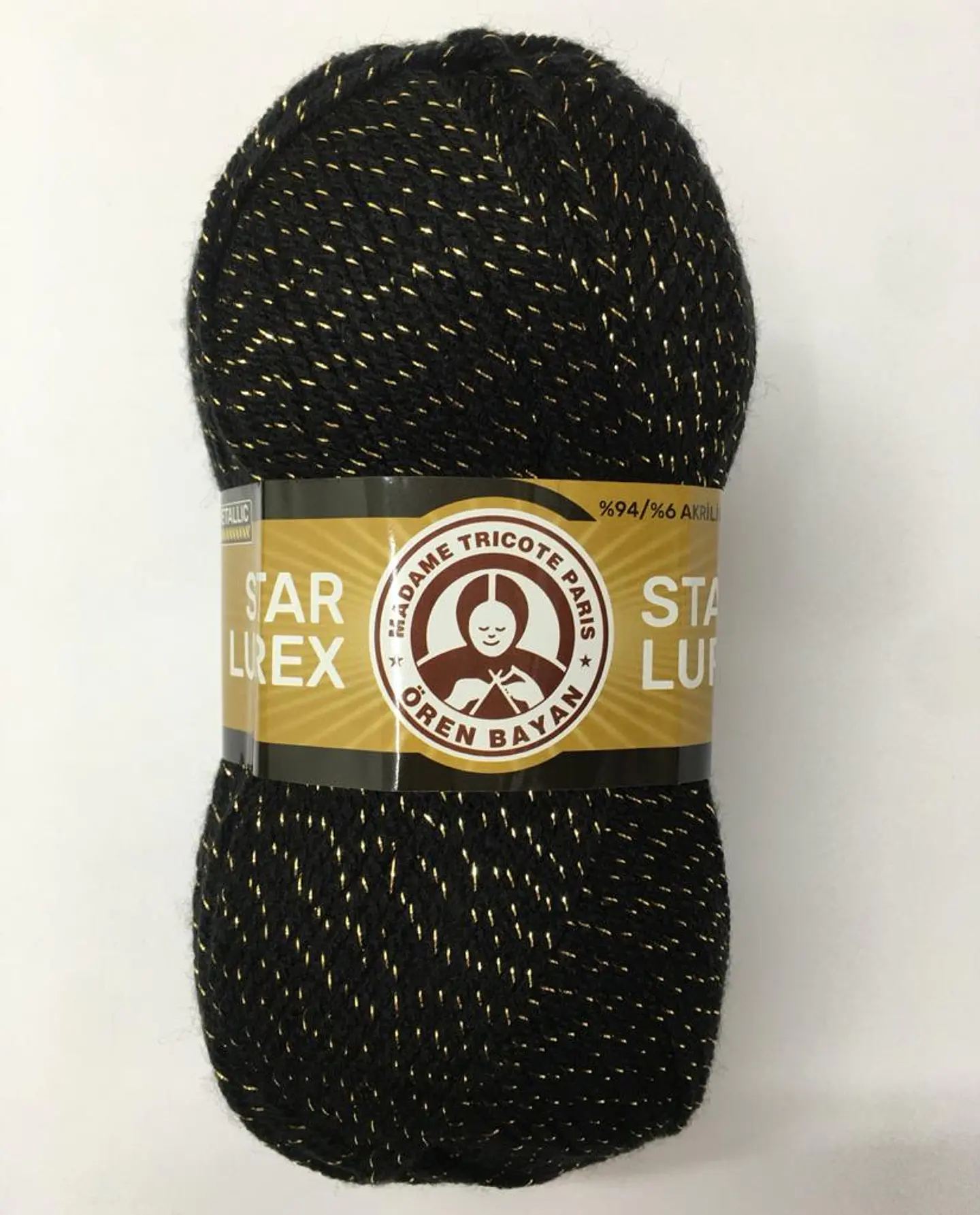 STAR LUREX 999A negro con lurex dorado 1