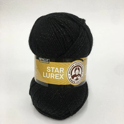 STAR LUREX 999S negro con lurex negro