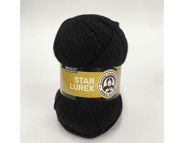 STAR LUREX 999S negro con lurex negro