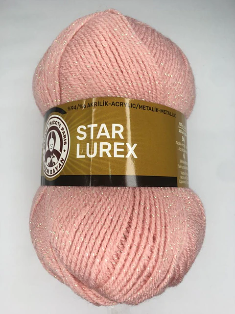 STAR LUREX 001Y palo rosa con lurex tornasol