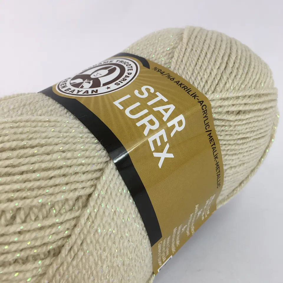 STAR LUREX 078Y beige con lurex tornasol 3