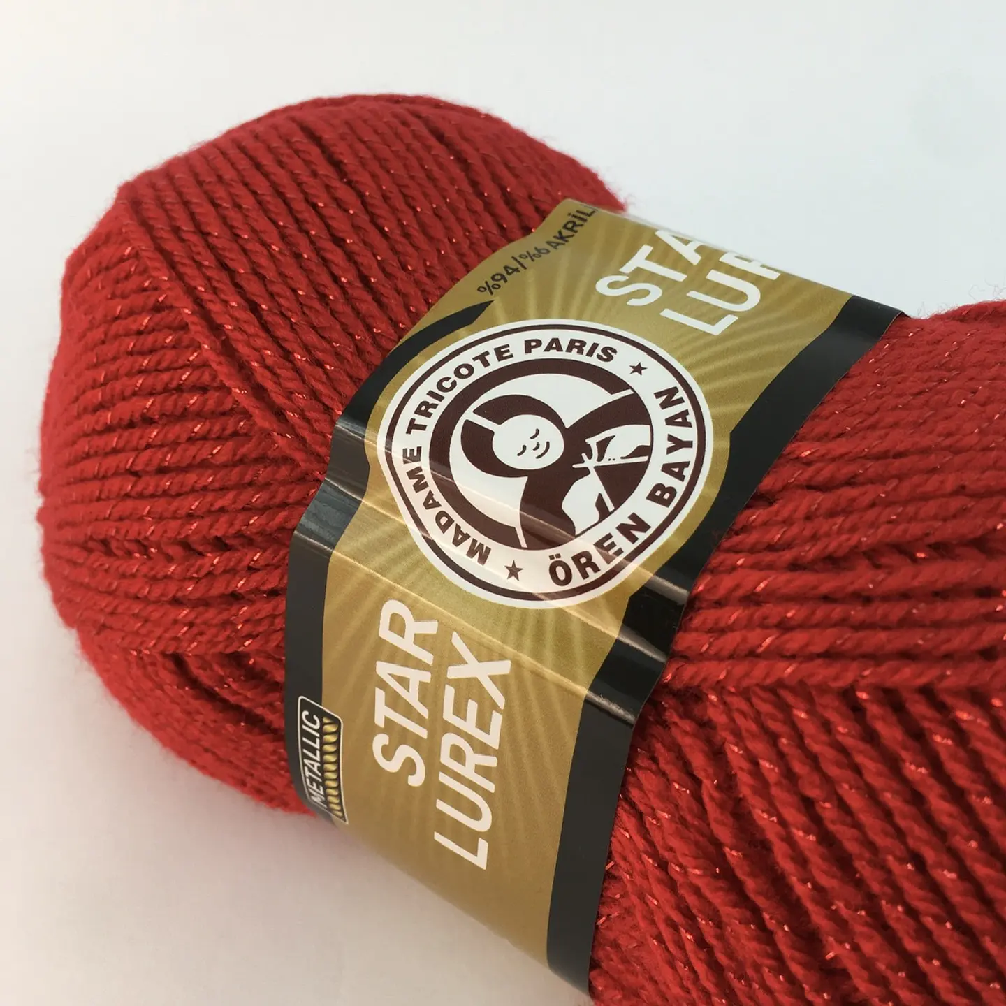 STAR LUREX 033K rojo con lurex rojo 4