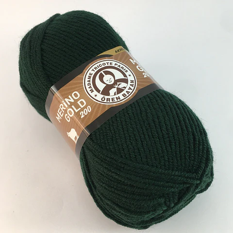 MERINO GOLD200 088 verde botella