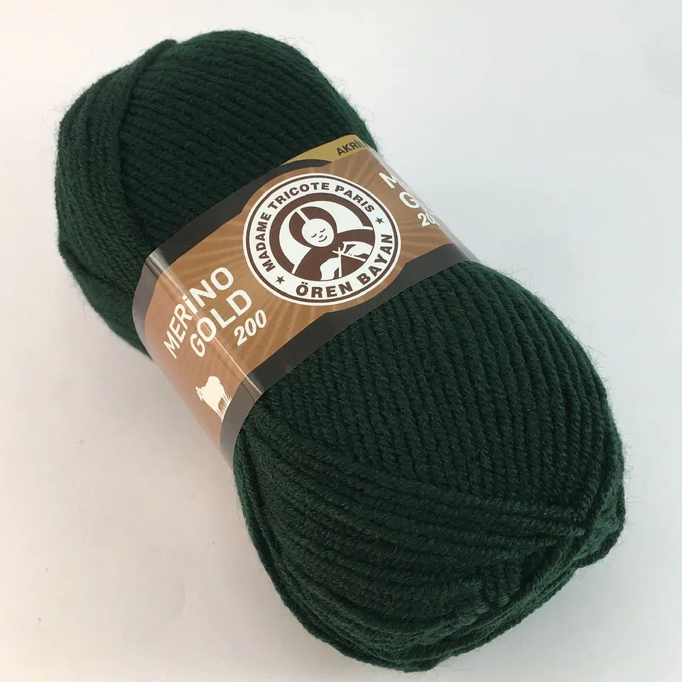 MERINO GOLD200 088 verde botella 2