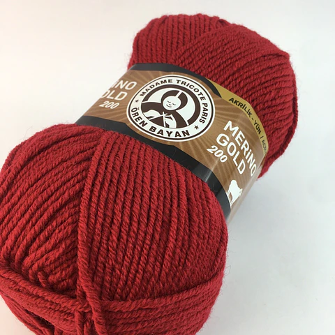 Merino Gold200 034 rojo italiano
