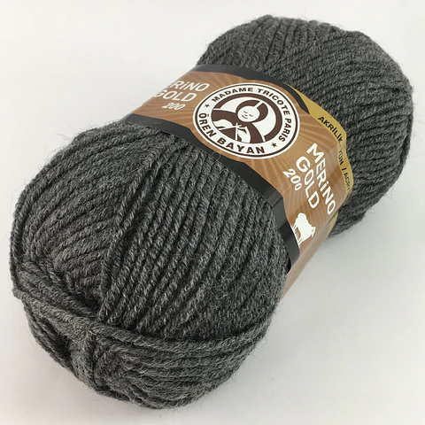 MERINO GOLD200 009 gris oscuro 