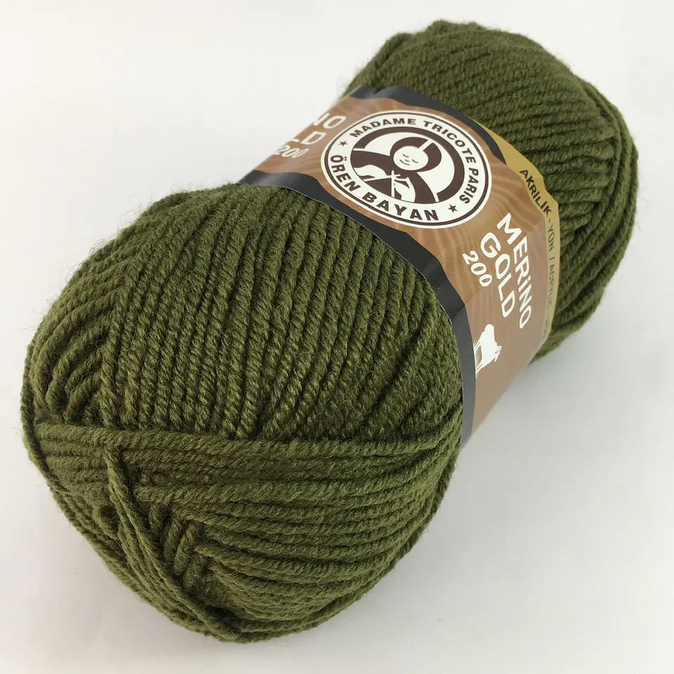 MERINO GOLD200 077 verde oliva 1