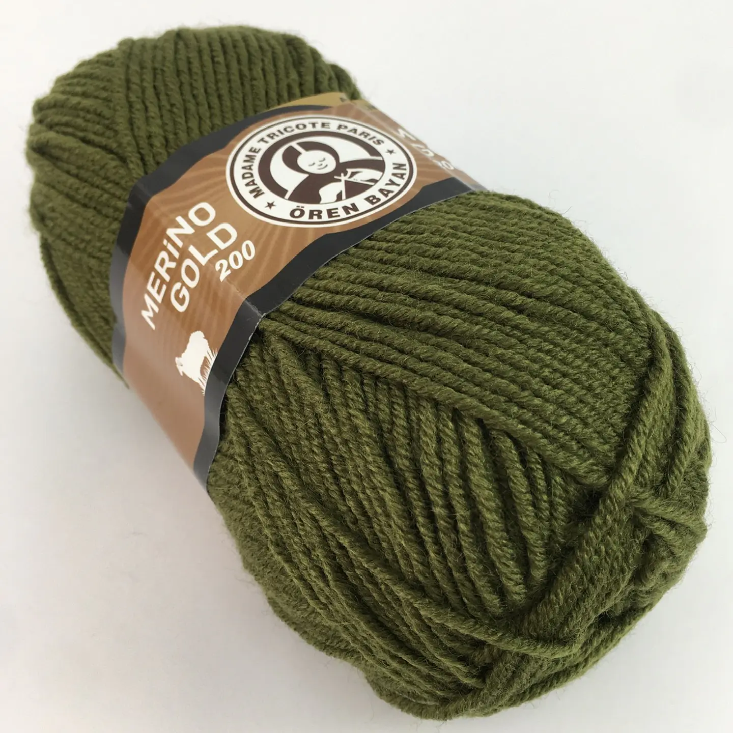 MERINO GOLD200 077 verde oliva 2