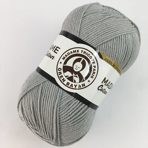 MADAME COTTON 001 gris perla