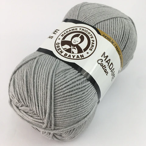 MADAME COTTON 001 gris perla