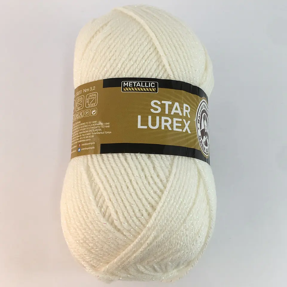 STAR LUREX 004Y natural con lurex tornasol 3
