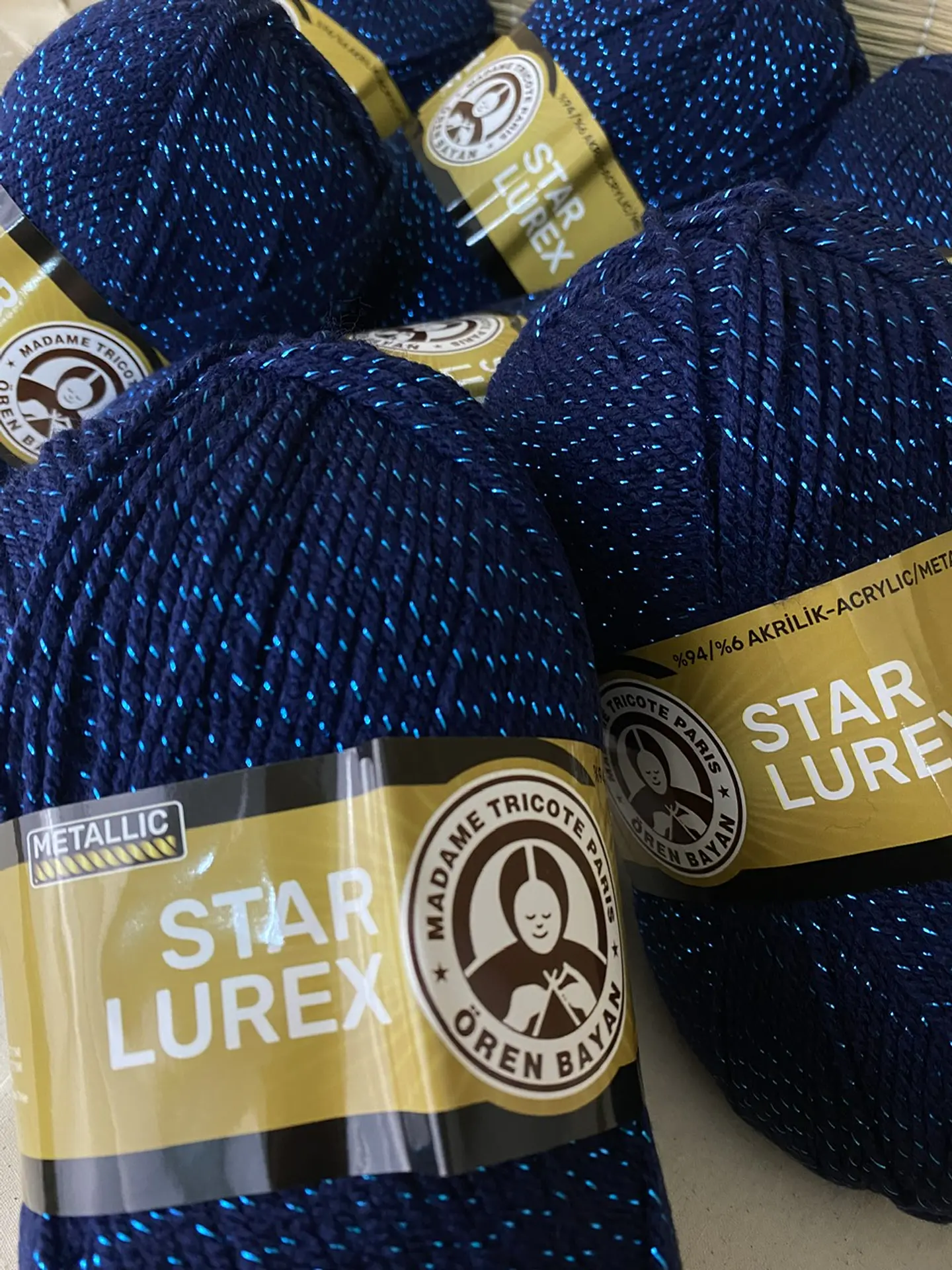 STAR LUREX 019T azul marino con lurex azul 1