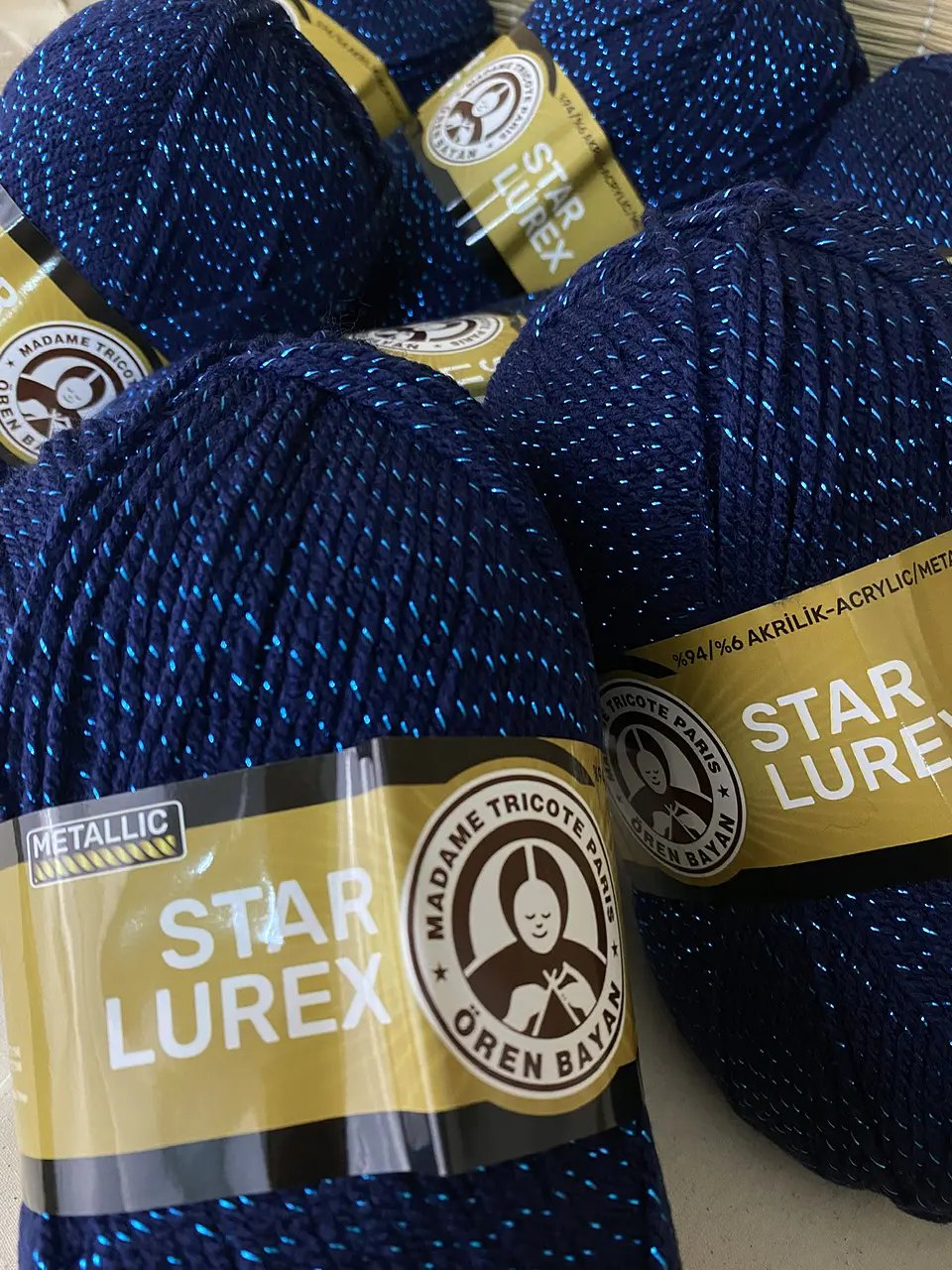 STAR LUREX 019T azul marino con lurex azul 1