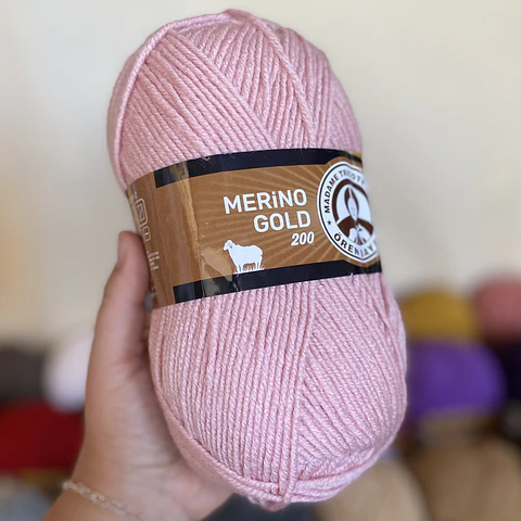 MERINO GOLD200 001 cuarzo rosado