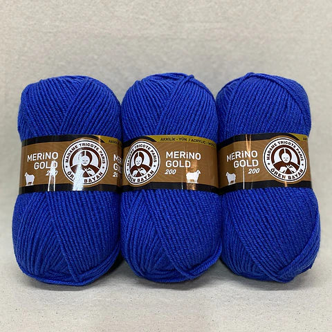 MERINO GOLD200 016 azul rey