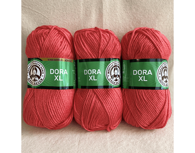 DORA XL 002 coral oscuro