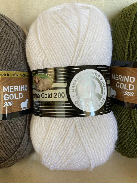 MERINO GOLD200  blanco 100