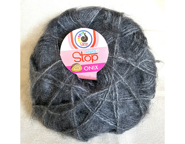 MOHAIR gris grafito 