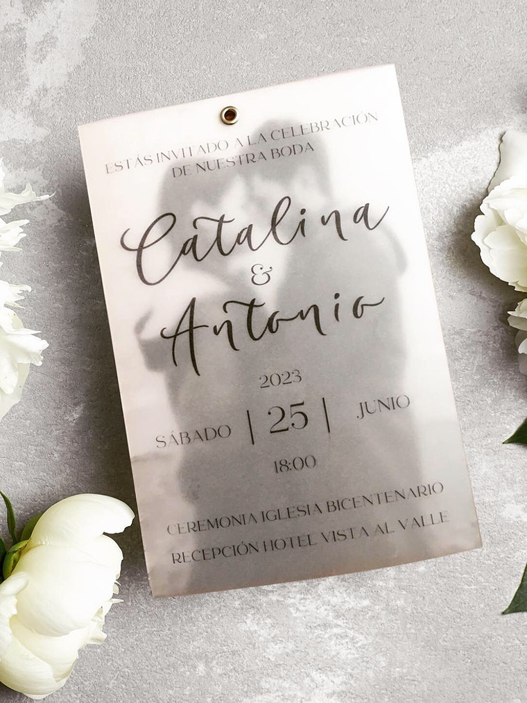 INVITACIÓN DE MATRIMONIO CLARA 1