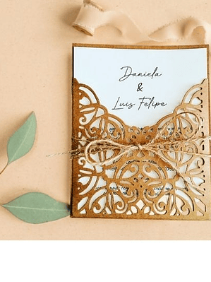 INVITACIÓN TROQUELADA ALFONSINA