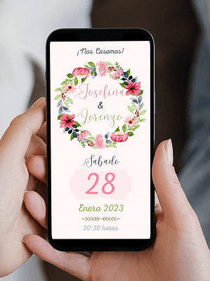 INVITACIÓN DIGITAL INTERACTIVA PRIMAVERA
