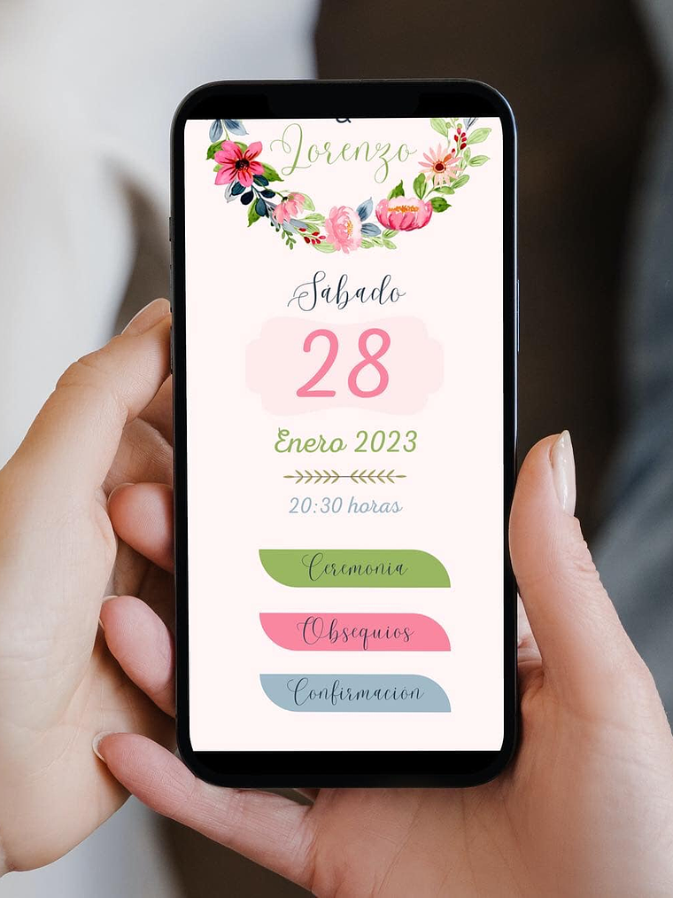INVITACIÓN DIGITAL INTERACTIVA PRIMAVERA 2