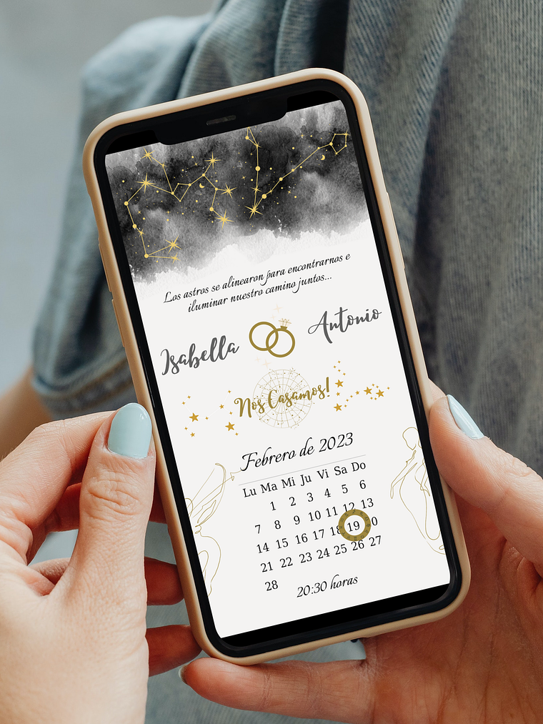 INVITACIÓN DIGITAL INTERACTIVA ZODIAC 1