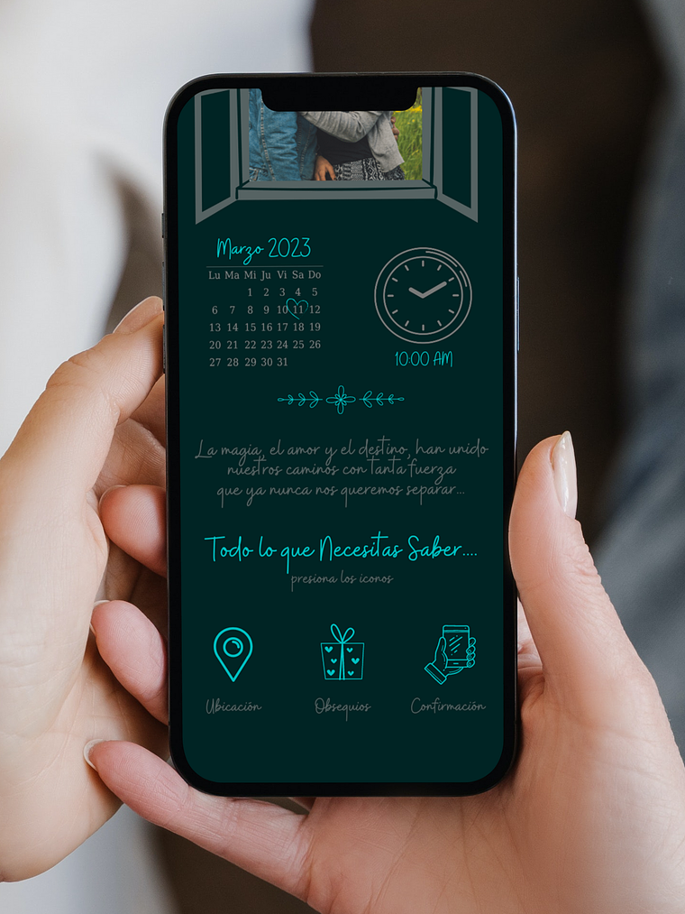 INVITACIÓN DIGITAL INTERACTIVA IRIS 2