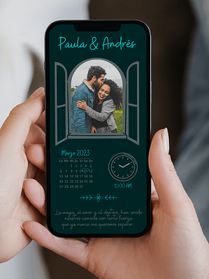 INVITACIÓN DIGITAL INTERACTIVA IRIS