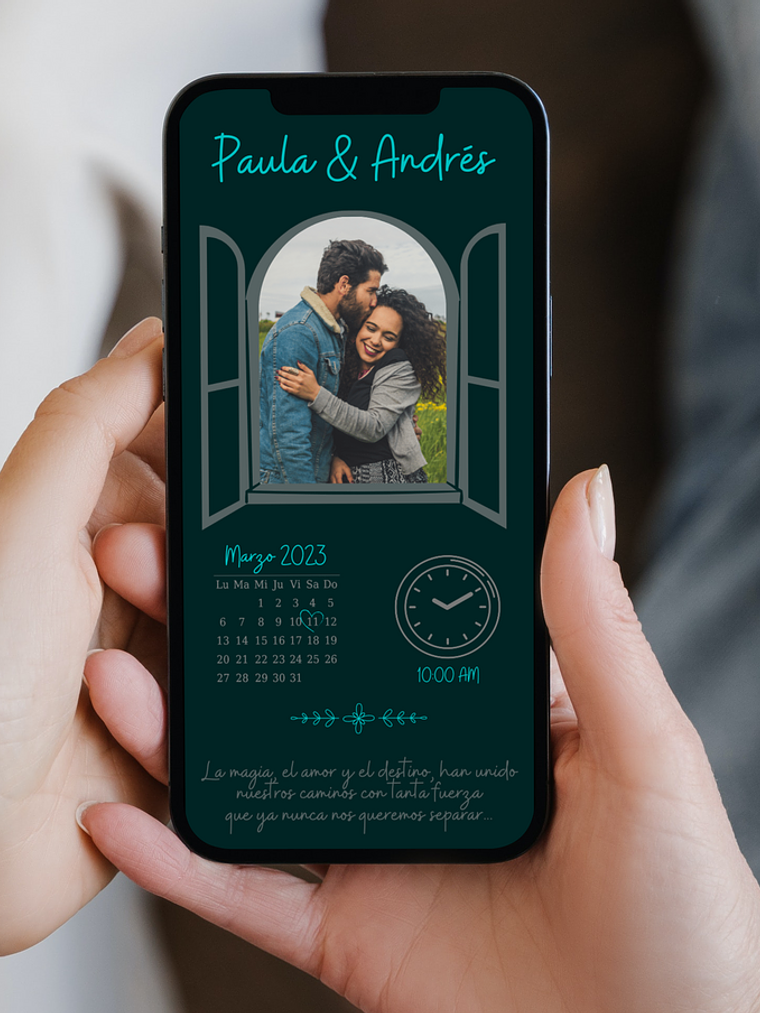 INVITACIÓN DIGITAL INTERACTIVA IRIS 1