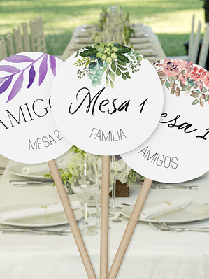 PACK 10 NÚMEROS DE MESA